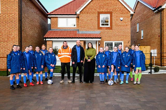 Barratt Homes' donation will support the team in entering National competitions as well as providing each team member with essential kit such as a padded coat for the winter months.