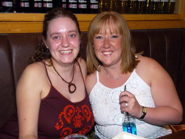 Who do you recognise on this night out in 2005?