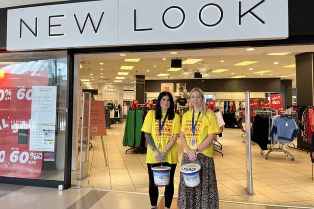 New look employees are keen to support YAA throughout the year with a mix of fundraising activities combined with point of payment donations.