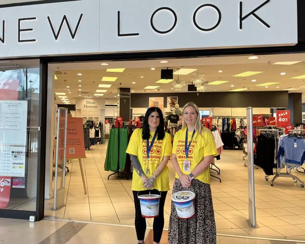 New look employees are keen to support YAA throughout the year with a mix of fundraising activities combined with point of payment donations.