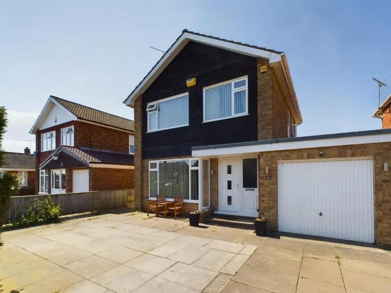 This three bedroom detached house has a garage and is for sale with Hunters for £285,000.