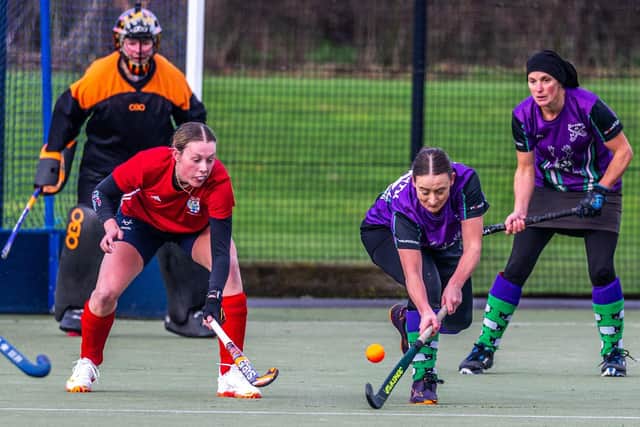 Alice Hogarth on the ball for Danby. Photo by Brian Murfield
