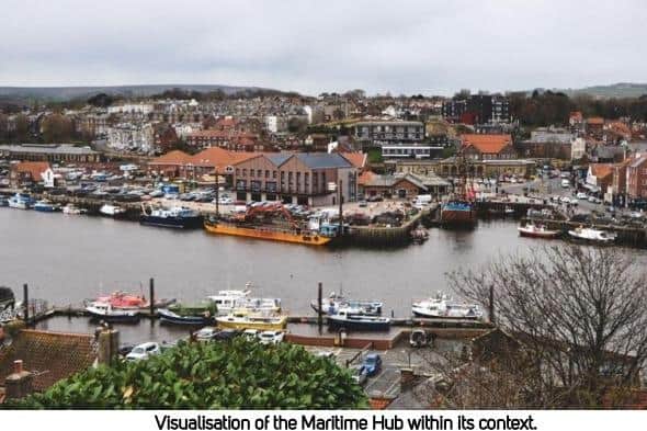 Proposed Whitby Maritime Hub 'in context'. Nineteen47