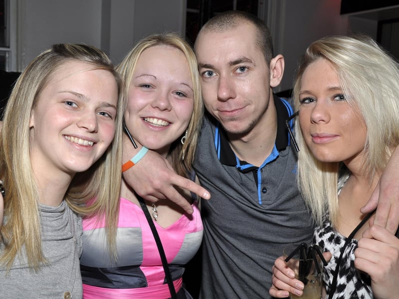 Josie, Jess, Lee and Rachel having fun.