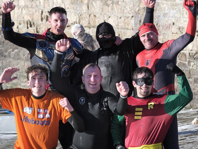 Cheering after the raft race