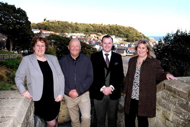 Scarborough News Business Award Judges...Louise Perrin, Phil Trumper, GeorgeRoberts and Angela Fletcher