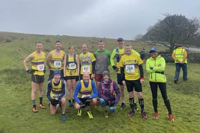 The Scarborough AC team at the Goathland fell race
