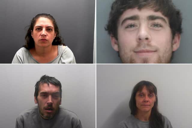 Clockwise from top left: Kelly Louise Hill, Lee Hayes, Samantha Miller and Leel Damian Johnstone.