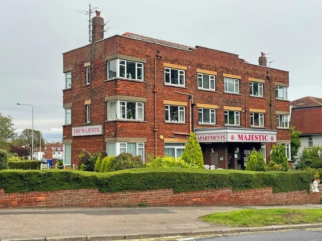 This two bedroom and two bathroom flat is for sale with Tipple Underwood with a guide price of £210,000.