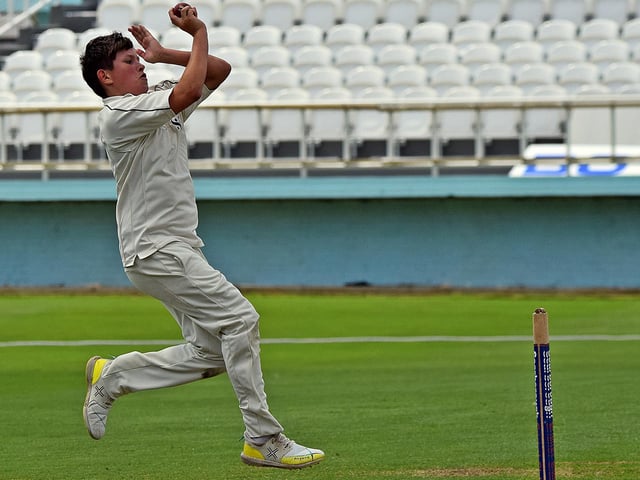 Scarborough's Dan OConnor Bowled a tidy spell