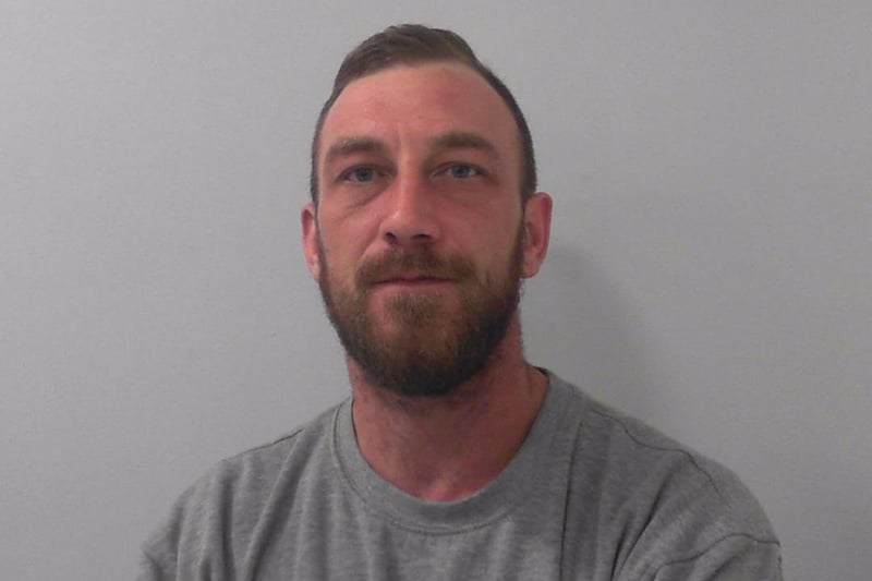 Bradley Turnbull, 36, from Brompton-on-Swale near Richmond, is wanted after failing to appear at court when he was due to stand trial for a charge of robbery