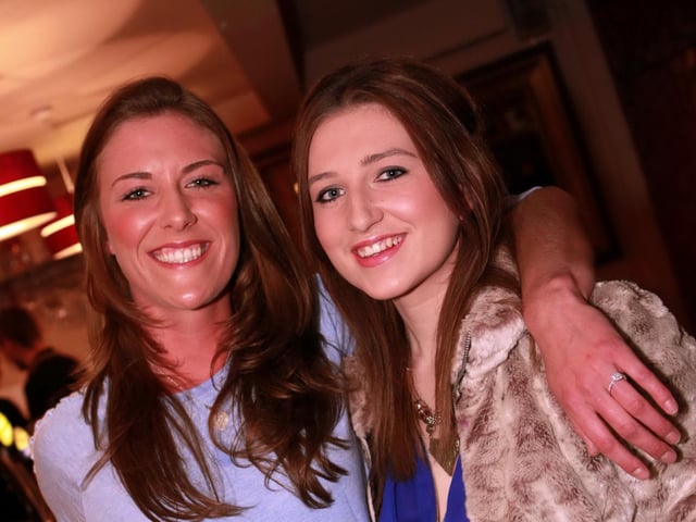 Abbie and Gemma looking fabulous.