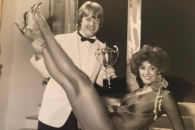 Michelle Robinson with Keith Chegwin