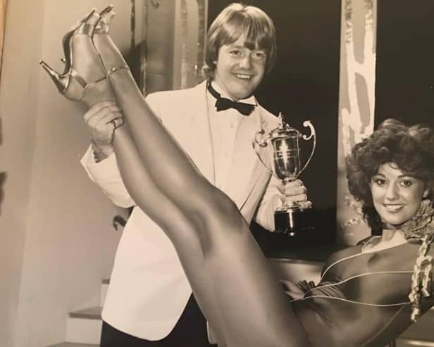 Michelle Robinson with Keith Chegwin