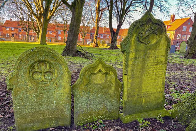Graves of three of the lifeboat crew 'Harbinger' at Priory Church Yard. - Image: RNLI/Mike Milner