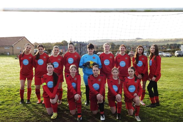 Scarborough Ladies FC U14s earned a cup win.