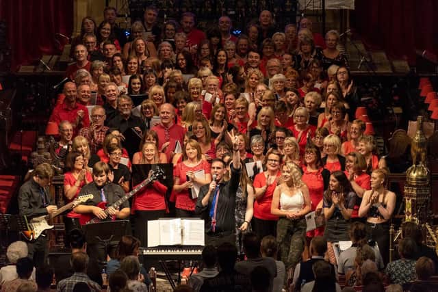 More than 100 singers and musicians are getting ready for the concert. Photo: David Roberts