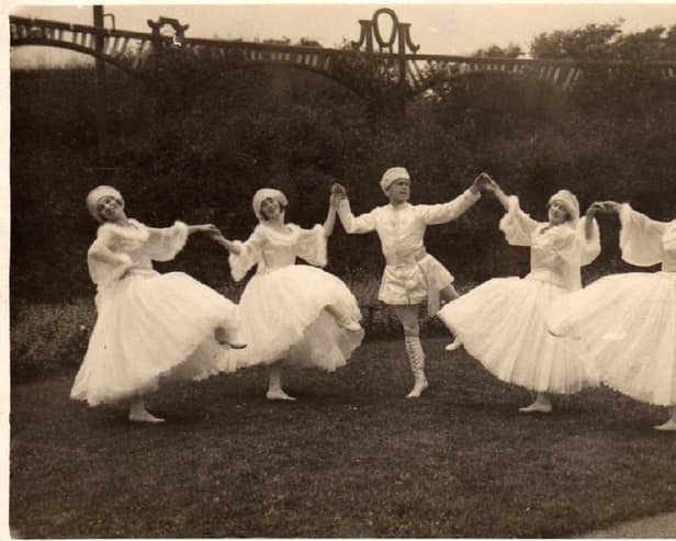 One of Herbert Walker's images on a postcard
