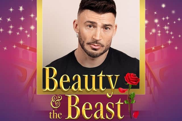 Jake Quickenden plays Gaston in the Beauty and the Beast panto