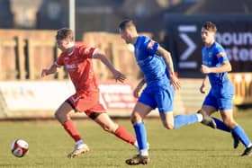 Bridlington Town earned a 2-0 home win against Sherwood Colliery. Photo by TCF Photography