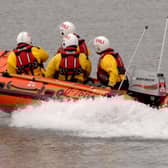Flamborough RNLI were called to a man who'd fallen out of a kayak.
