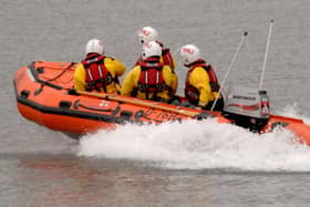 Flamborough RNLI were called to a man who'd fallen out of a kayak.