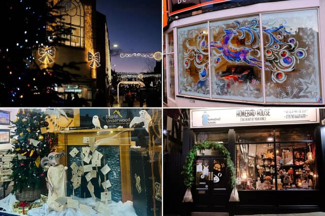 It’s beginning to look a lot like Christmas ... everywhere in Scarborough as business owners light up their Christmas window displays.