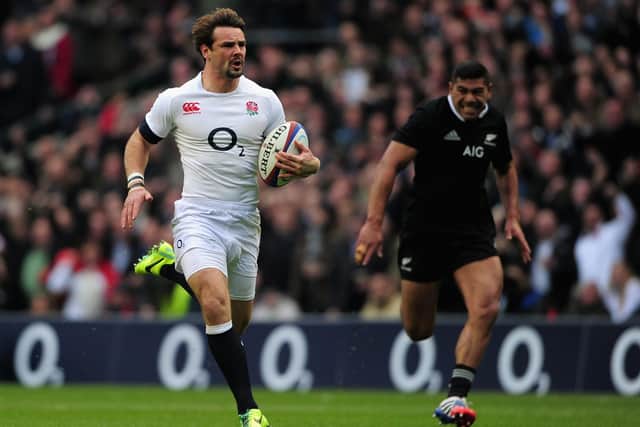 Ben Foden, in one of his last appearances for  England in 2013, is the new head coach of Scarborough RUFC and director of rugby at Scarborough College (Picture: Shaun Botterill/Getty Images)