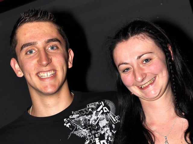 Jenny and Mike out together. 1141118k