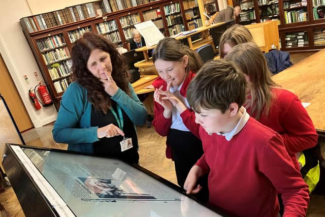 Egton School youngsters visit Whitby Museum.