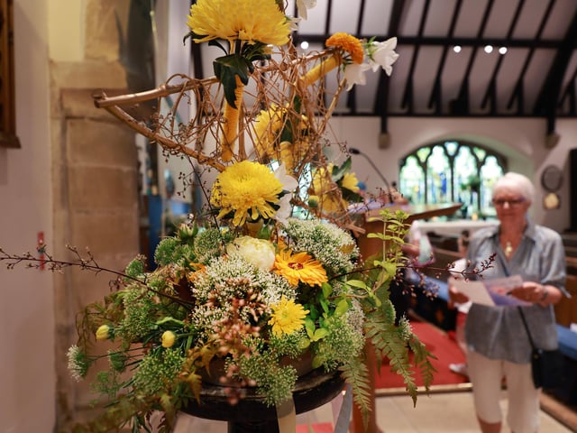 A colourful display