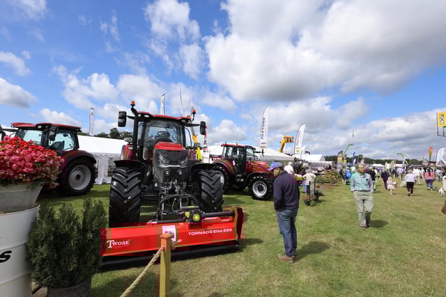 Tractors exhibited