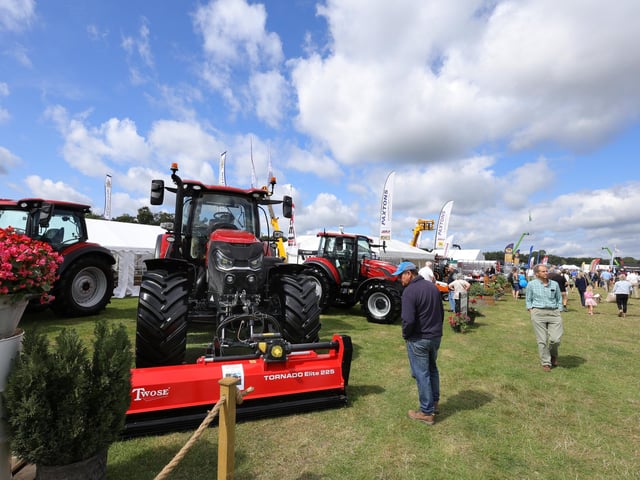 Tractors exhibited