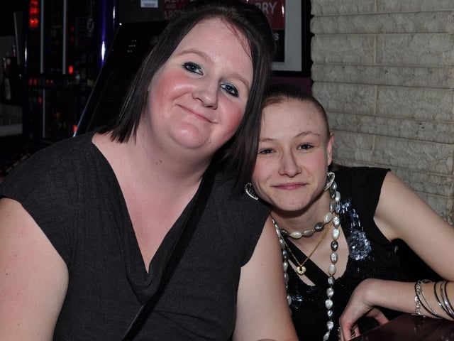 Gemma and Daniella having a great night in Blue Lounge!