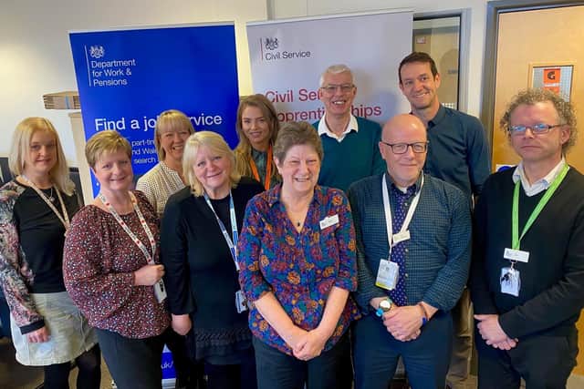The team at Scarborough Jobcentre
