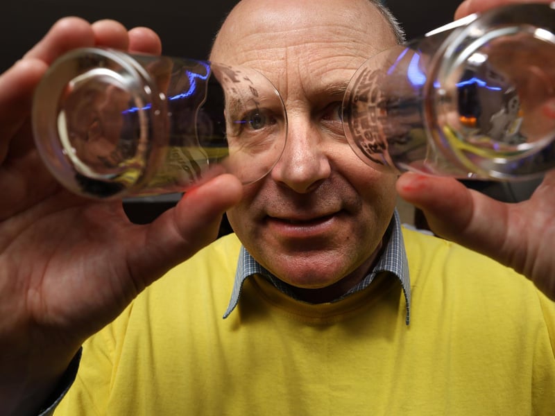 Eye spy an empty glass or two....Mike Stock