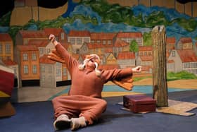 Luke Simpson is the walrus in Thor's Great Big Adventure at the Stephen Joseph Theatre in Scarborough