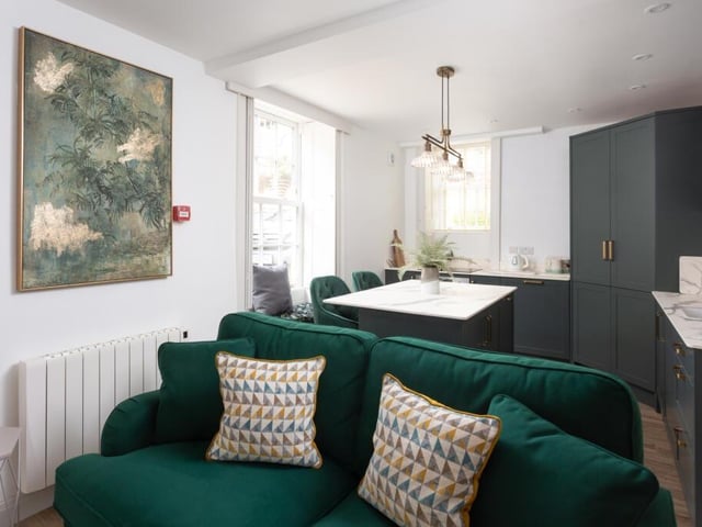 The annexe has modern and comfortable accommodation.