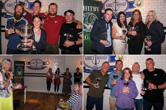 Whitby Regatta rowing presentation evening at Abbey Wharf.