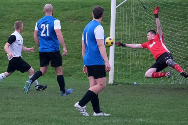 Scalby score in their league win against Newby. Photo by Richard Ponter