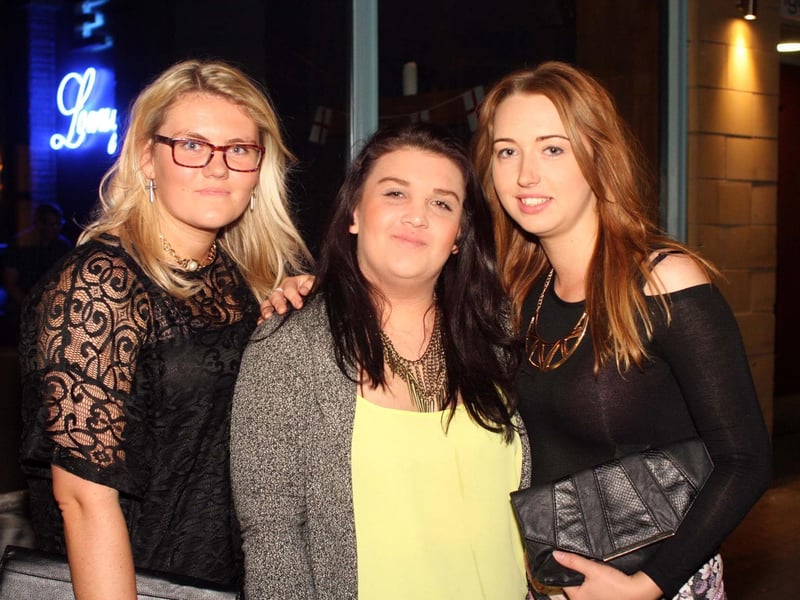 Sophie, Katie & Lauren having a great night in Blue Lounge.