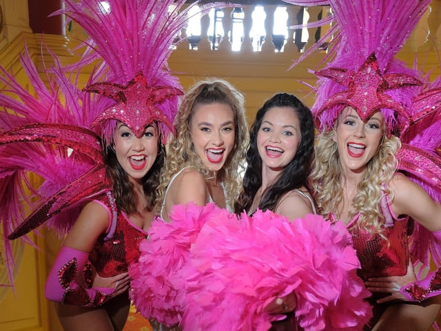 Here come the girls - Shauna Olley, Beth Gourlay, Zoe Wright and Lauren Lucas in Razzle Dazzle