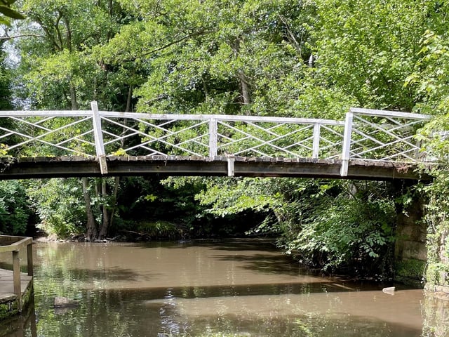 Cathryn Monk's photo shows the river at Egton Bridge.