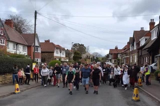 The 62nd Scalby charity walk takes place on Easter Monday.