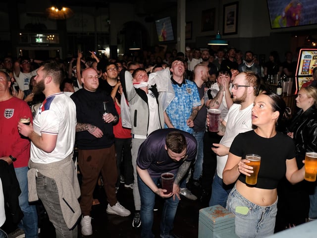 Despair as Spain score.