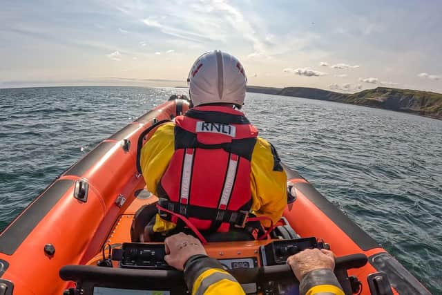 Lifeboat weekend thanksgiving service interrupted for Staithes and Runswick RNLI - Image credit: RNLI