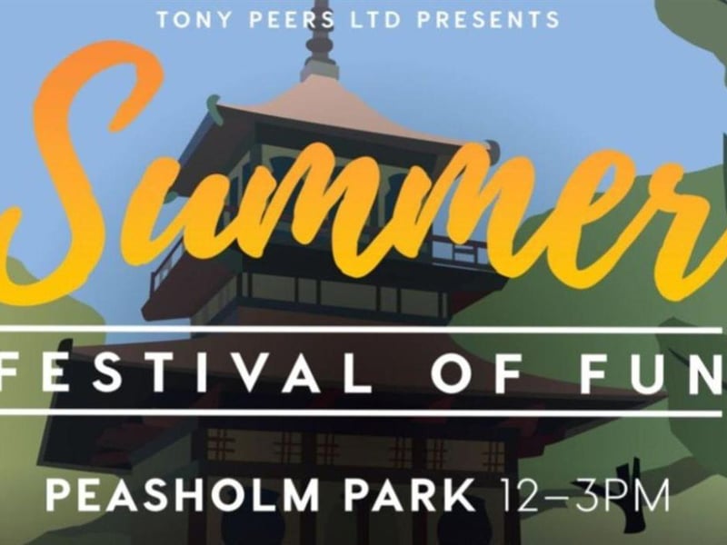 Tony Peers Ltd presents the 'Summer Festival of Fun' at Peasholm Park, Scarborough. The events will be on Tuesdays and Wednesdays throughout the month of August, at 12pm-3pm. Activities will include colouring competitions, treasure hunts, face painting and more.