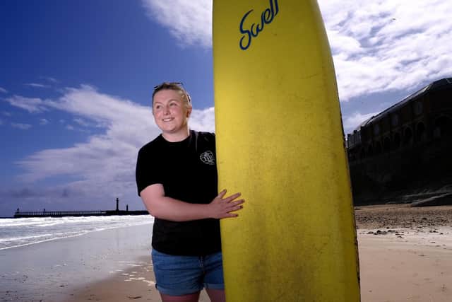 Leah Hunter of Whitby Surf School.