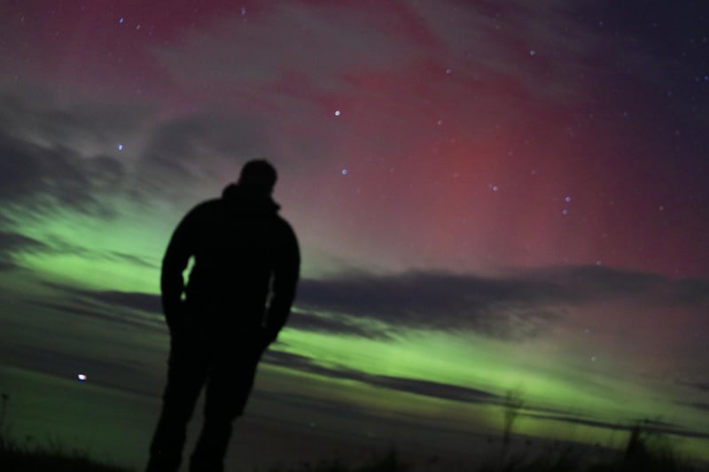 Northern Lights, taken from Scalby Beck, by Sam Sherwood Travel & Portrait Photography.