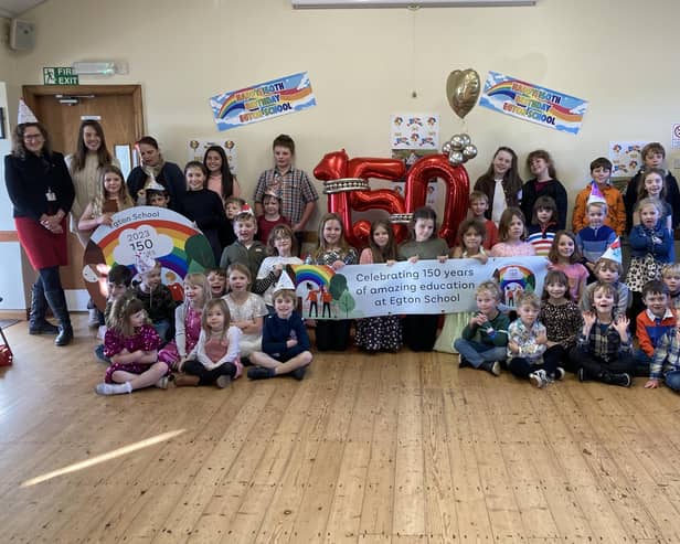 Egton School is celebrating its 150th year, with a Good Ofsted result.